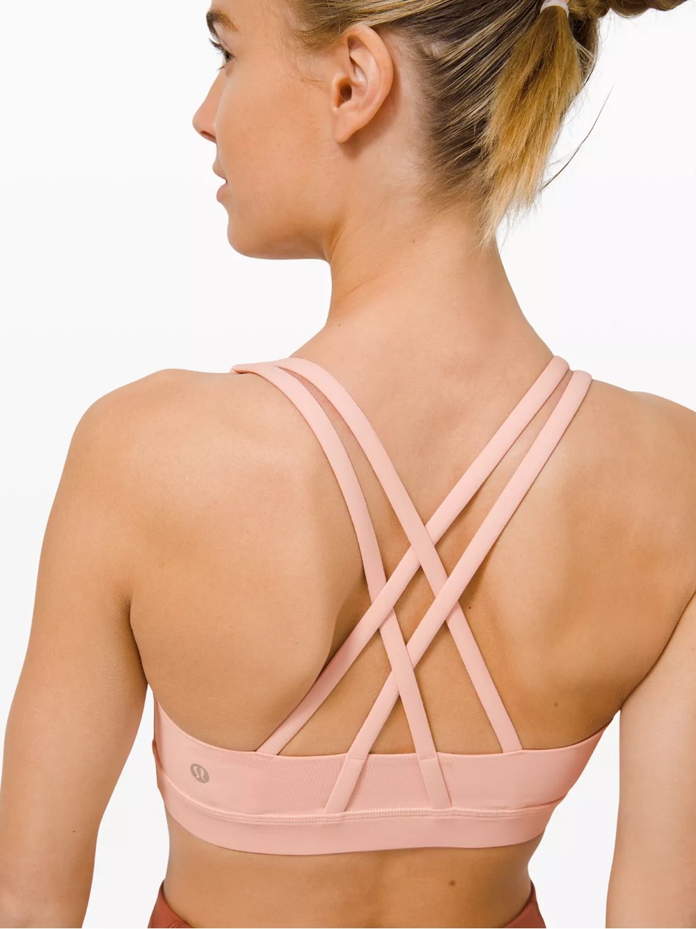 lululemon athletica Light Pink Scoop Sports Bra